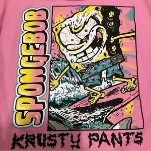 Spongebob Pink Sweatshirt Viacom Exclusive Size XL